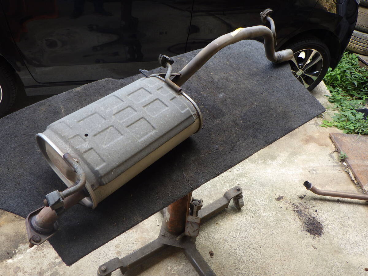 松A1 即決! HE21S アルトラパン リアマフラー拍卖