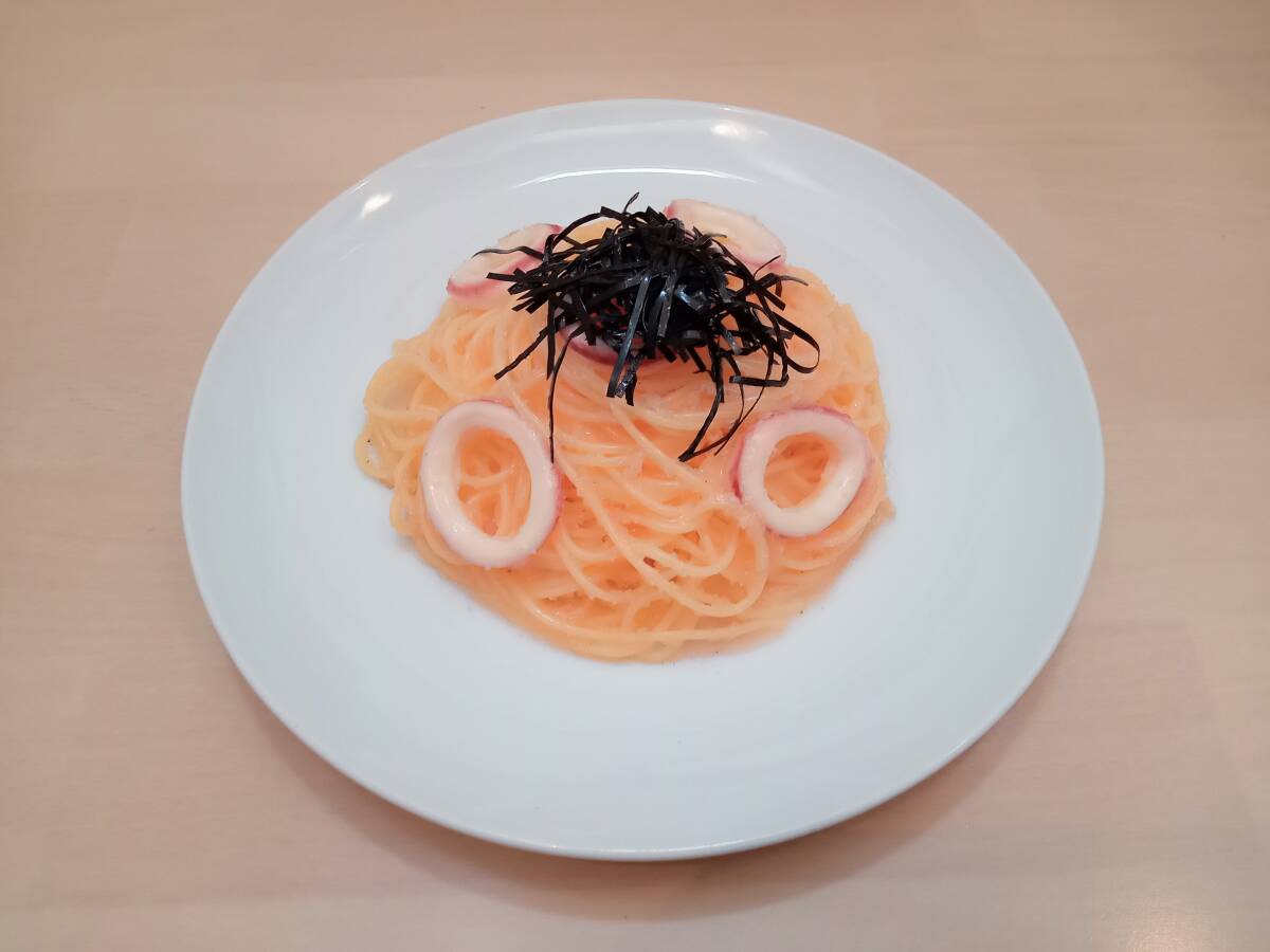 一点物【食品サンプル】たらことイカのパスタ スパゲッティ 実物大サイズ 高級品 レア物 新品未使用 キャンペーン中 foodsamples拍卖