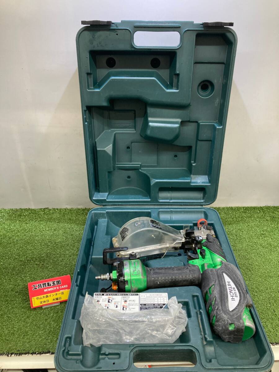 【中古品】【0921】★HiKOKI(旧日立工機) 41㎜高圧ねじ打機 メタリックグリーン WF4H2(L) ITUWF4VFBH91拍卖