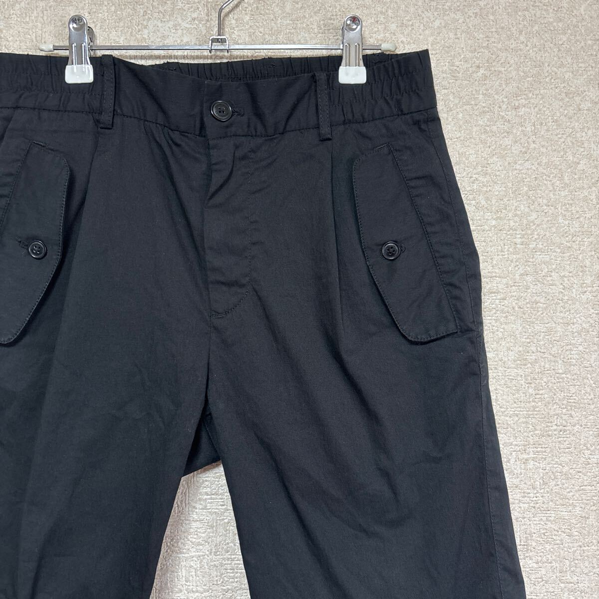 【美品】 1PIU1UGUALE3 ハーフパンツ ブラック メンズSサイズ拍卖