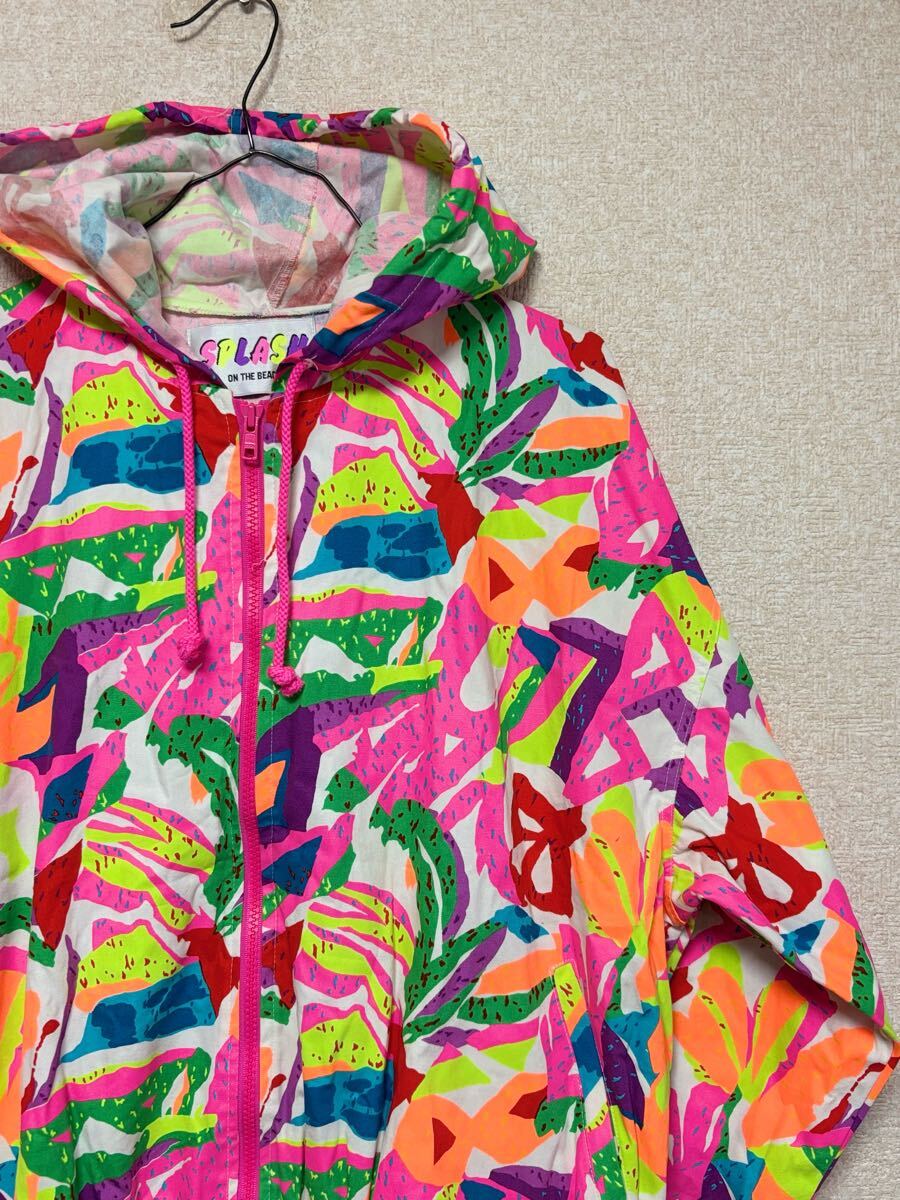 【サーファー必見】 90s SPLASH フルジップ コットンパーカー ヴィンテージ メンズMサイズ相当拍卖