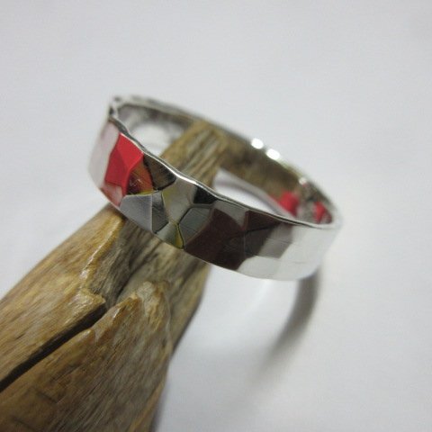 タタキ 5mm 14号 SILVER リング 指輪 シルバー925 g1039拍卖