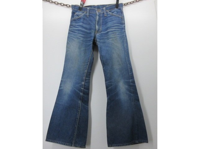 70s ラングラー ベルボトム ジーンズ w30 スコービル ヒゲ オールド ンテージ vintage アメカジ古着 sy1035拍卖