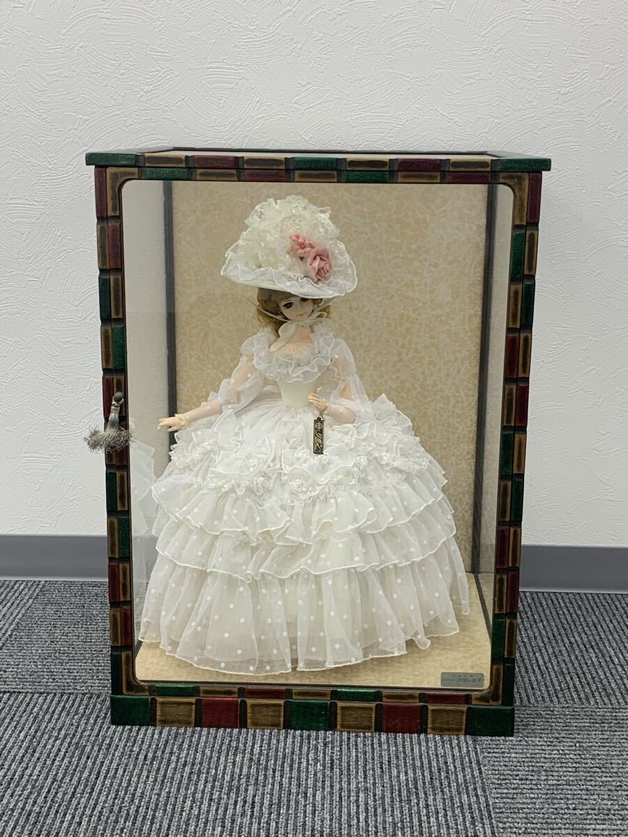 【R/42】1円スタート SUKIYO DOLL スキヨドール ドレス 人形 昭和レトロ No.872 ガラスケース付き拍卖