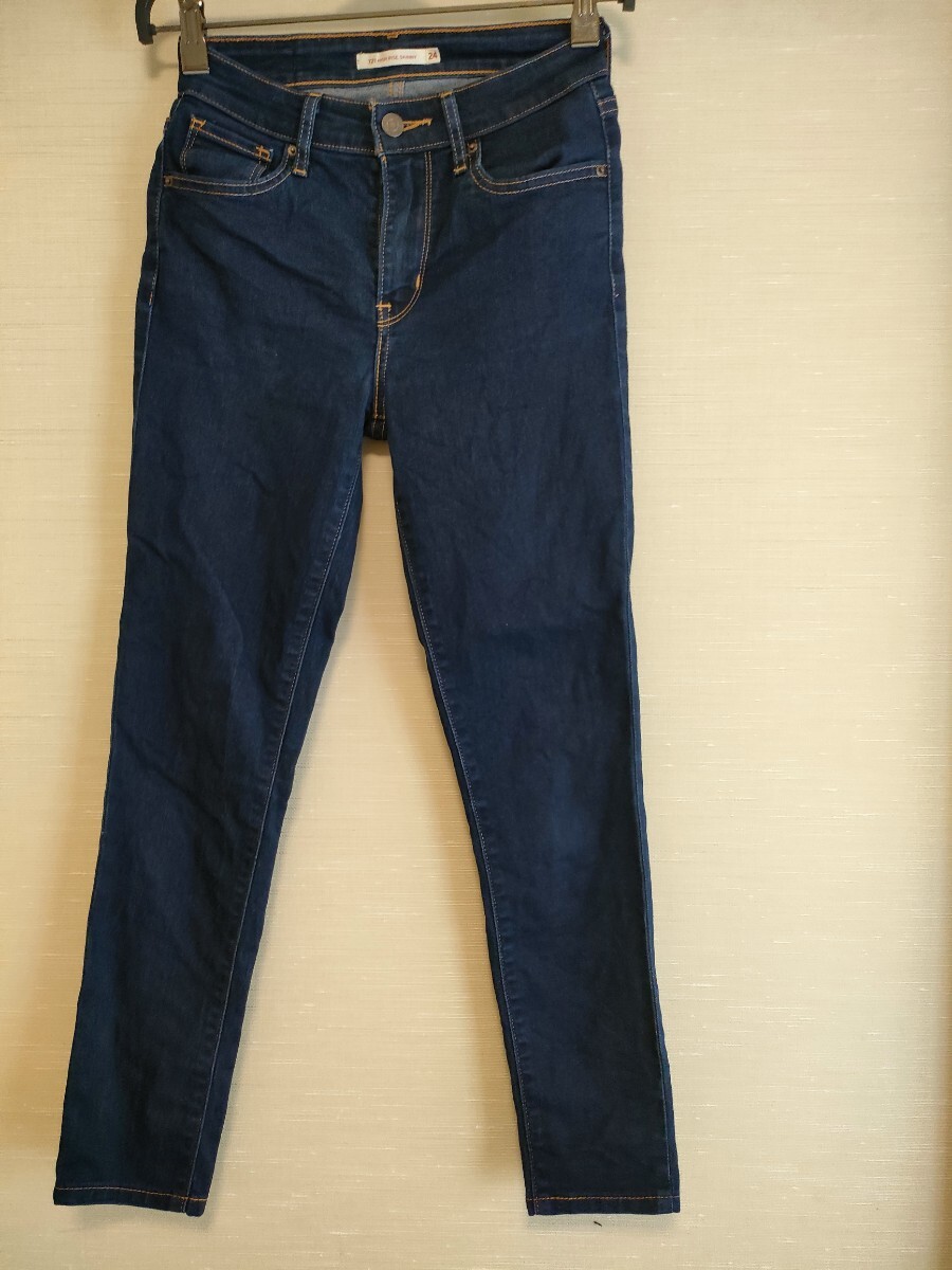 【洗濯済】Levis リーバイス 721 HIGH RISE SKINNY 24サイズ ジーパン ジーンズ 068 拍卖