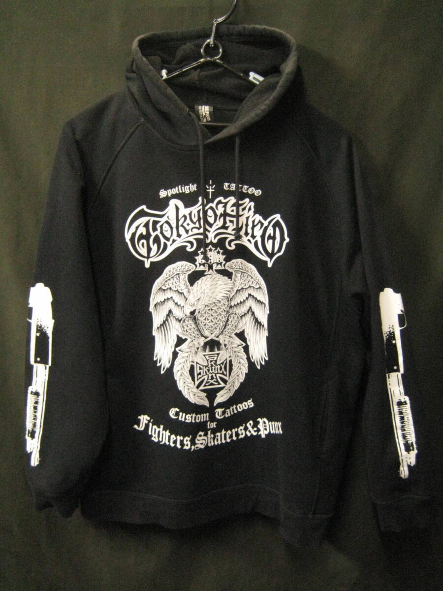 即決 絶版レアZERO3 SHOTOGUN ハリウッド・ハードウェア パーカ XXLサイズ ヒップホップ・タトゥー現代アート拍卖