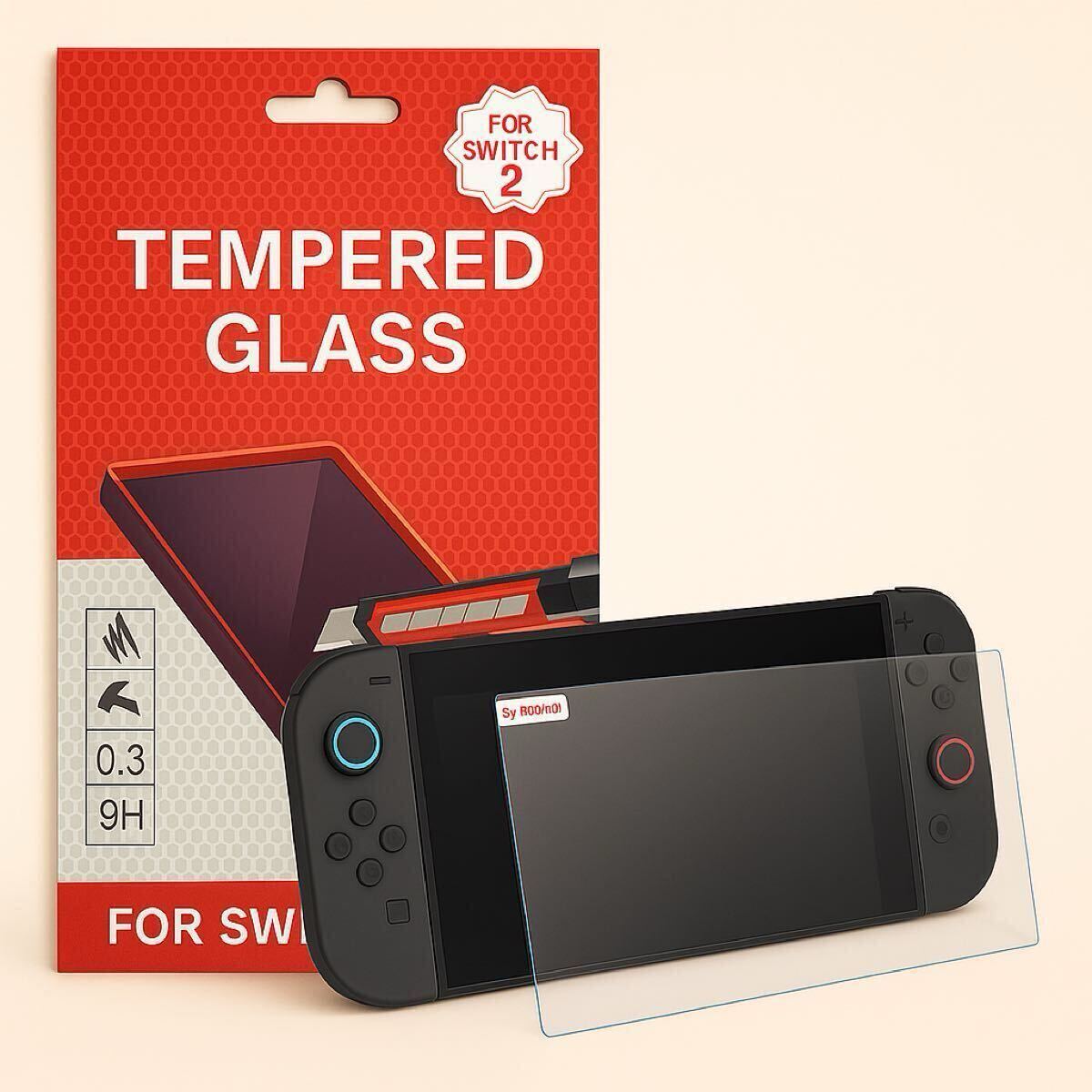 Nintendo Switch2専用 ガラスフィルム 画面保護フィルム 9Hハードコート 指紋防止 ブルーライトカット スイッチ2拍卖