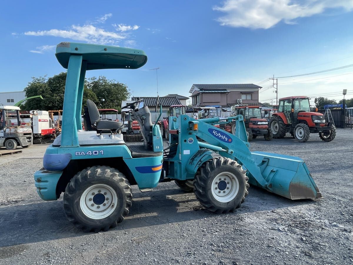 クボタ タイヤショベル ホイールローダー RA401 使用516h 動作確認済み 栃木発拍卖
