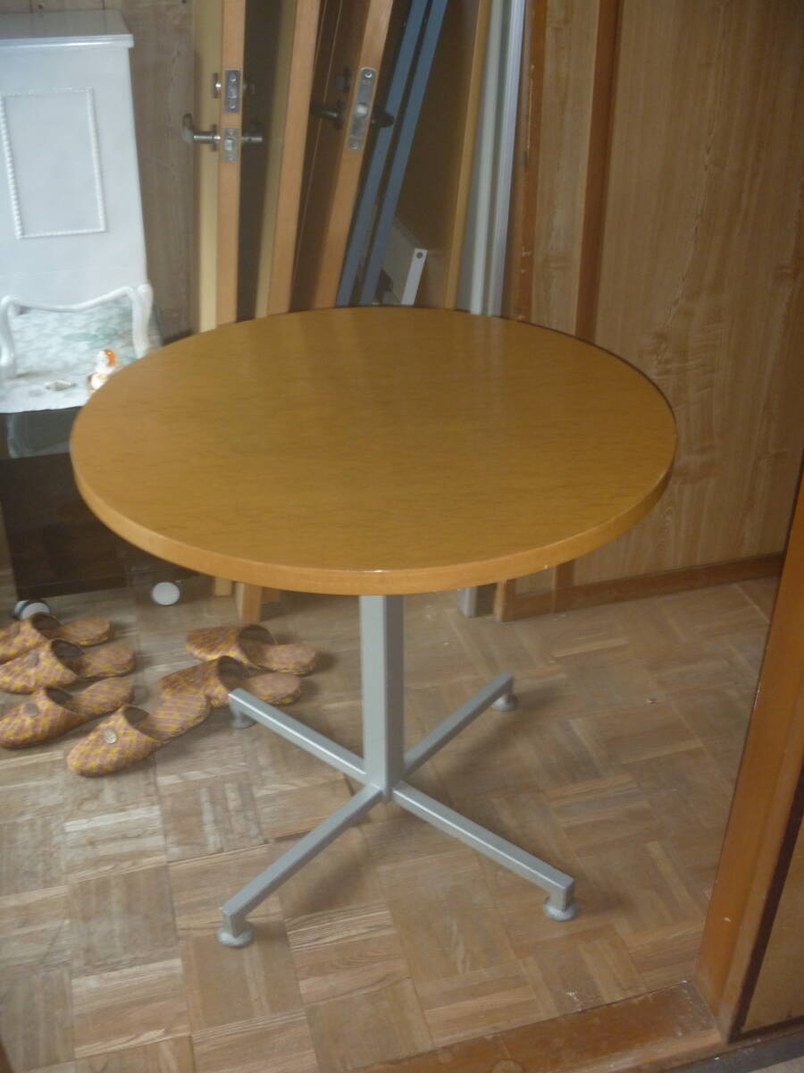 丸テーブル リビングテーブル ラウンドテーブル ダイニングテーブル カフェ 中古品n2拍卖
