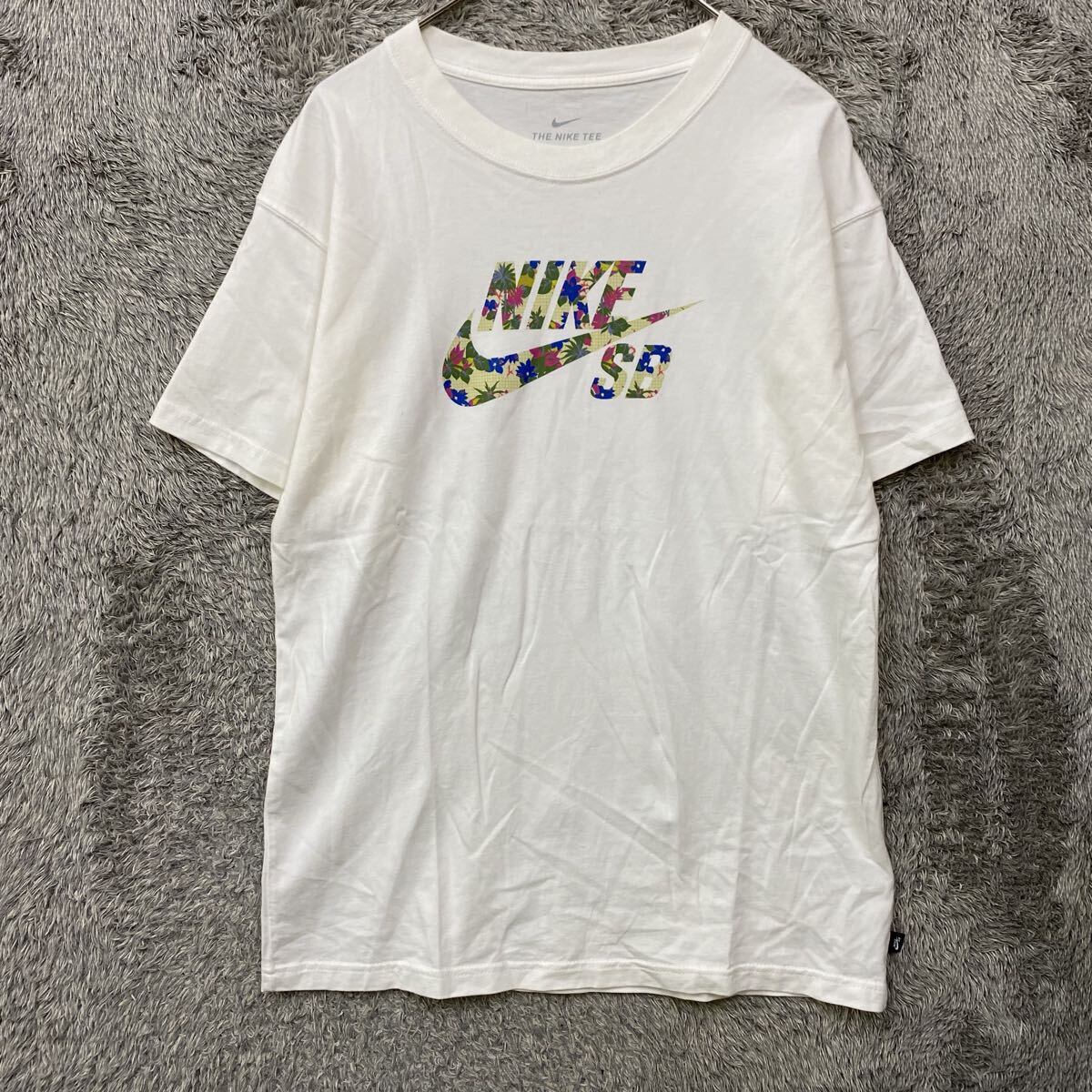 NIKE ナイキ 半袖Tシャツ 半袖カットソー サイズL ホワイト 白 メンズ トップス 最落なし (M2)拍卖