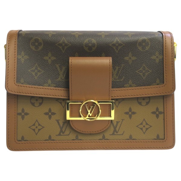 LOUIS VUITTON ルイヴィトン M45958 ドーフィーヌ MM モノグラム・リバース ショルダーバッグ 新品同様品 used SA拍卖