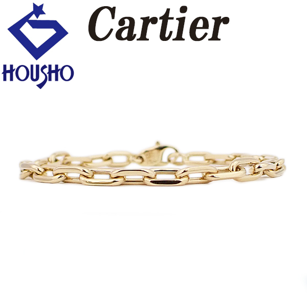 カルティエ スパルタカス ブレスレット K18イエローゴールド CARTIER 地金のみ 石なし メンズ ユニセックス 送料無料 中古 宝正 902135拍卖