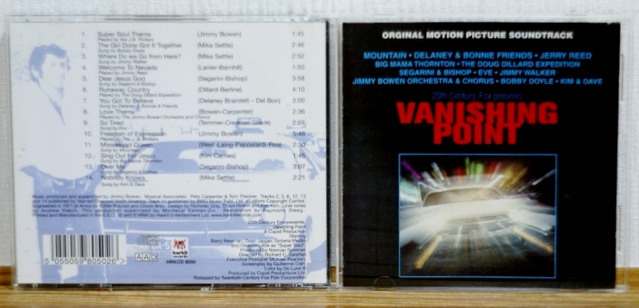 廃盤CD♪バニシング・ポイント★サントラCD バリー・ニューマン★VANISHING POINT★ニュー・シネマ拍卖