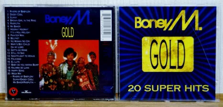 BONEY M ボニーM/GOLD●輸入CD 20曲収録●Mega Mixあり●ディスコ拍卖