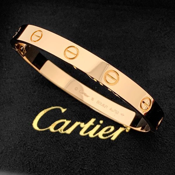 Cartier カルティエ Au750 Loveブレスレット 30.0g #16 ドライバー付き ラブブレス K18 ピンクゴールド PG ラブバングル 4100703拍卖
