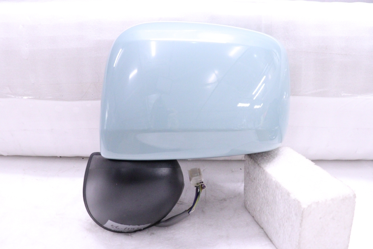 56-1172★美品★7P★MK53 スペーシア 左ドアミラー ターン無 4WD 84720-79R15 H178 テB オフブルーメタリック 純正★スズキ (QT)拍卖