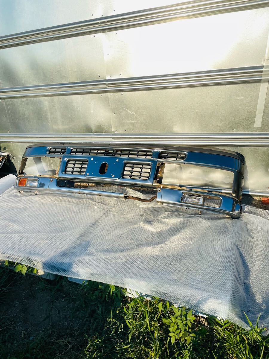 純正 イスズ いすず いすゞ ギガ 大型 メッキフロントバンパー メッキ フロントバンパー メッキバンパー 動作車から 150236拍卖