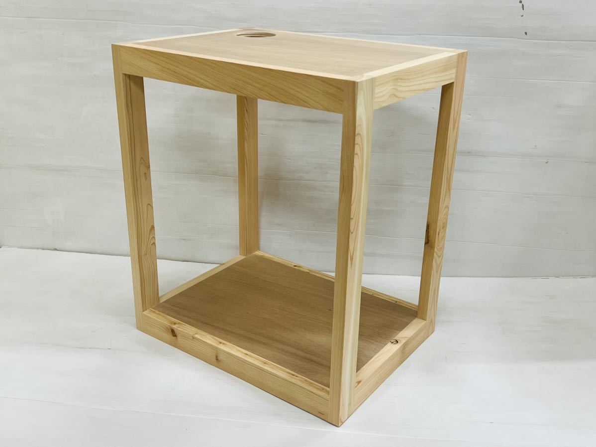 600X450水槽用 木製ラック 組み立て不要 未使用品拍卖