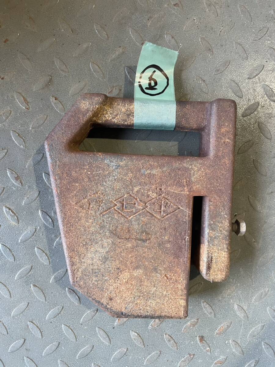 トラクターウエイト イセキ⑥ 約14kg 倉庫保管拍卖