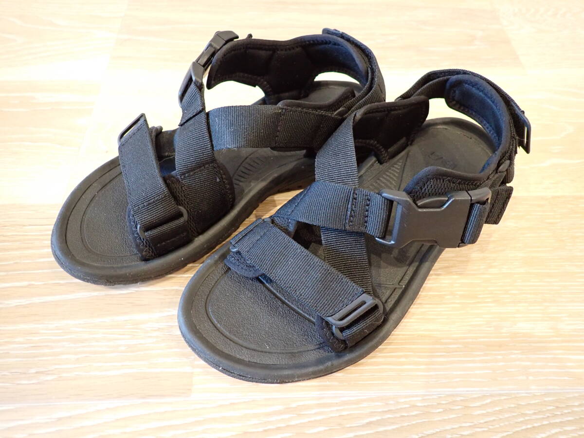 Teva HURRICANE VERGE メンズ サンダル ハイキング キャンプ ハリケーン バージ ブラック 25cm テバ拍卖