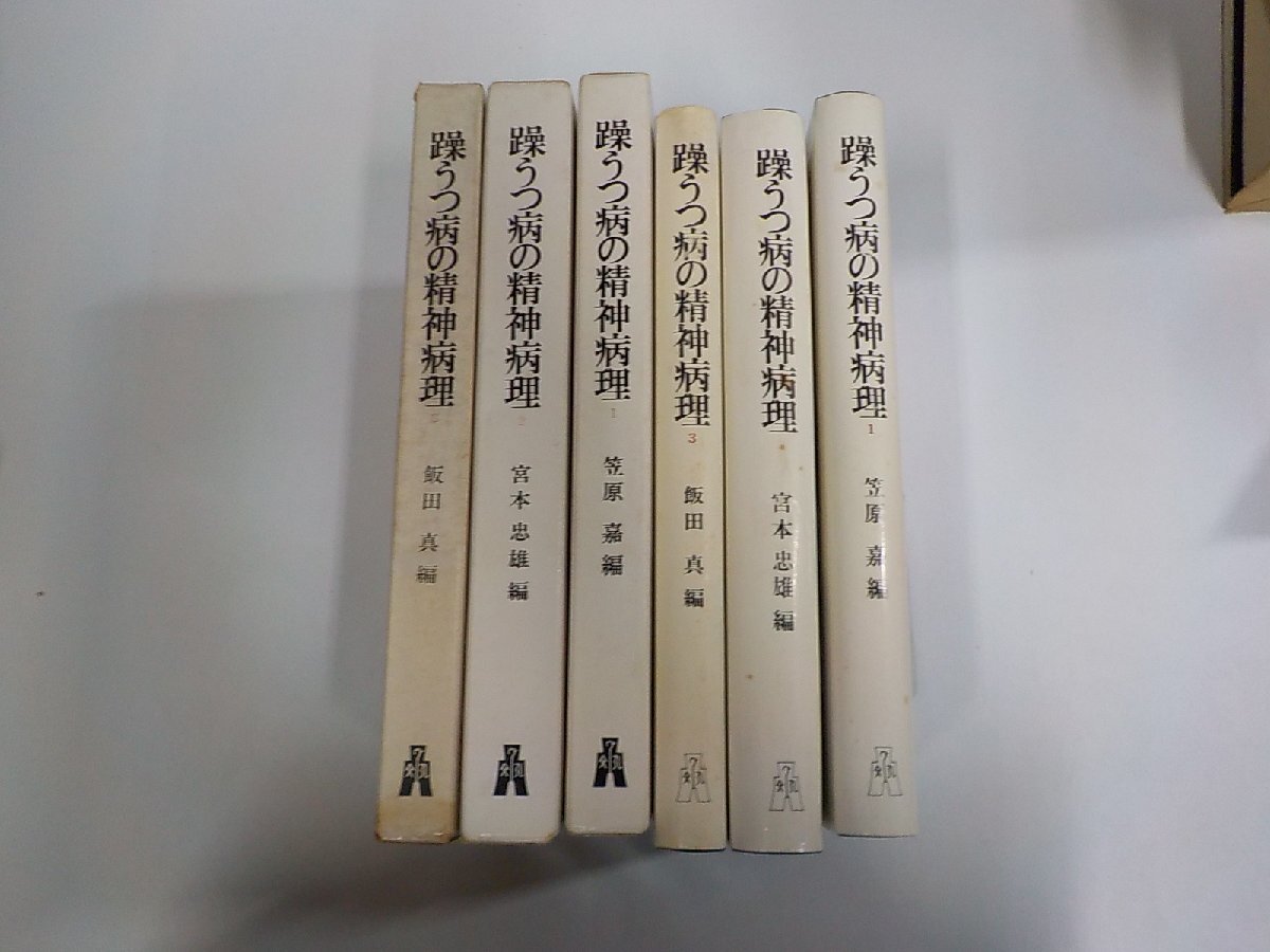 4S381◆躁うつ病の精神病理 1・2・3 不揃い 3冊 笠原 嘉 他 弘文堂 函破損・シミ・汚れ有▼拍卖