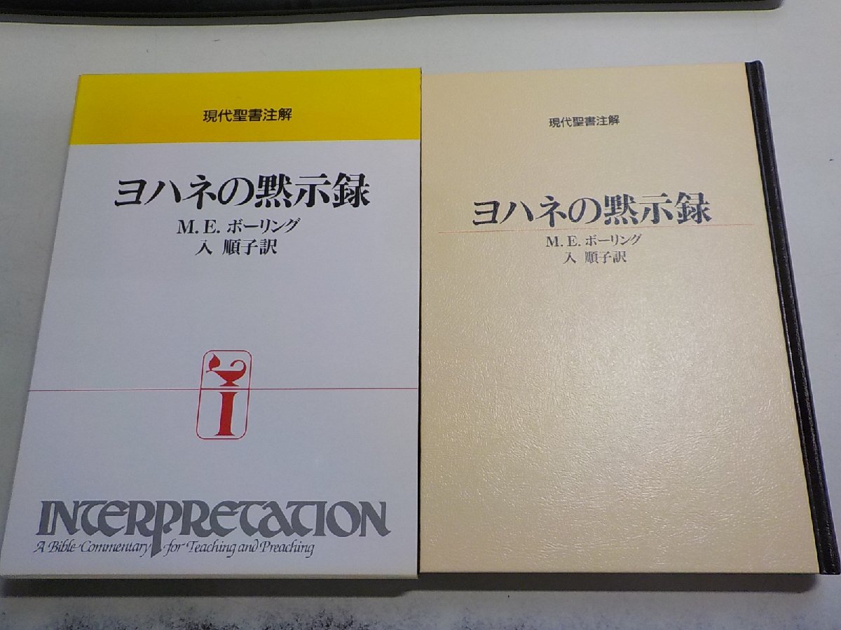 1E0725◆現代聖書注解 ヨハネの黙示録 M.E.ボーリング 入順子 日本キリスト教団出版局(ク)拍卖