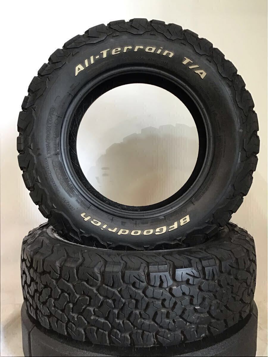 ★ホワイトレター★ BFGoodrich All-Terrain T/A グッドリッチ 215/70R16 100/97R LT PR6 中古品2本拍卖
