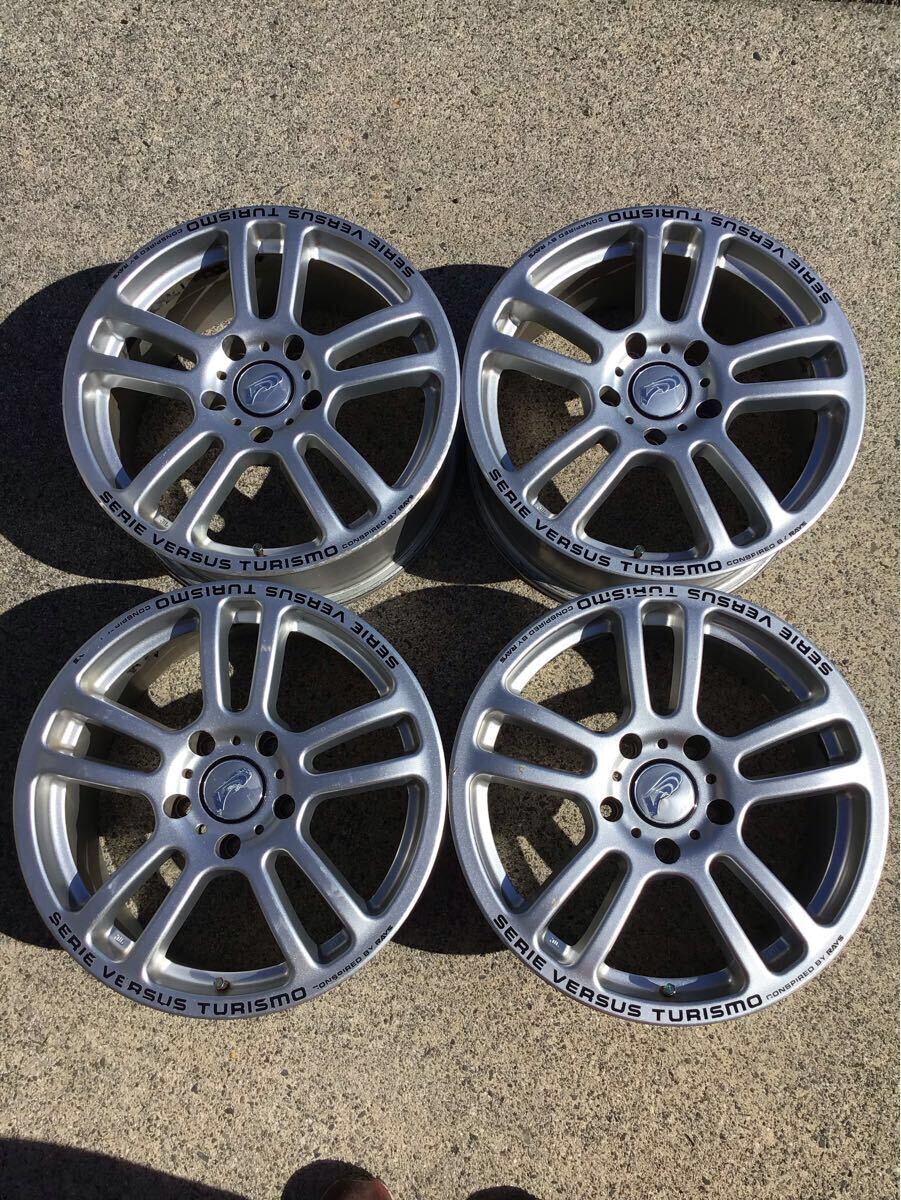 ★珍品★RAYS SPADA VERSUS レイズ 16×7J+42 114.3-5H 社外アルミホイール中古品4本拍卖