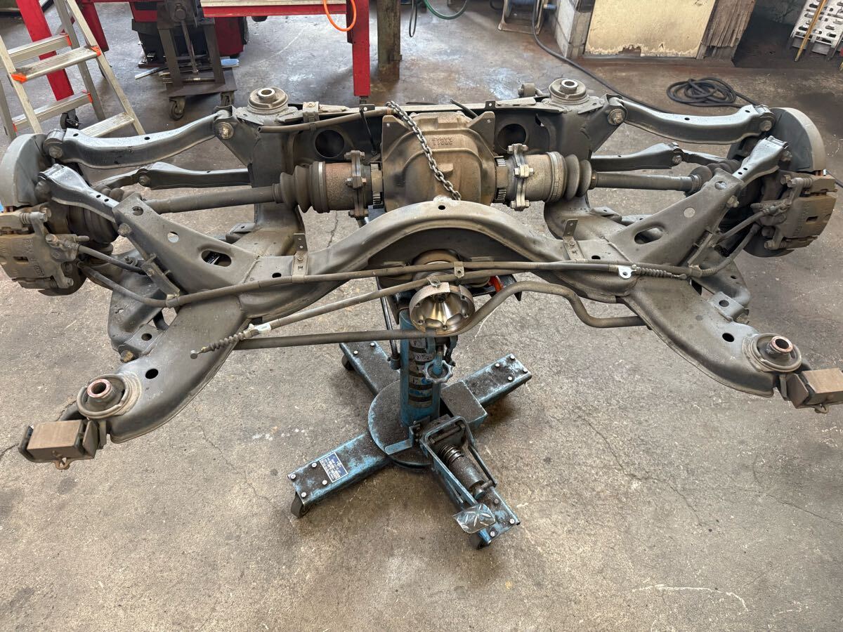 日産純正 ステージアWGNC34後期 リアメンバー ドライブシャフト デフ ナック アーム SET 。(引き取り限定品)拍卖