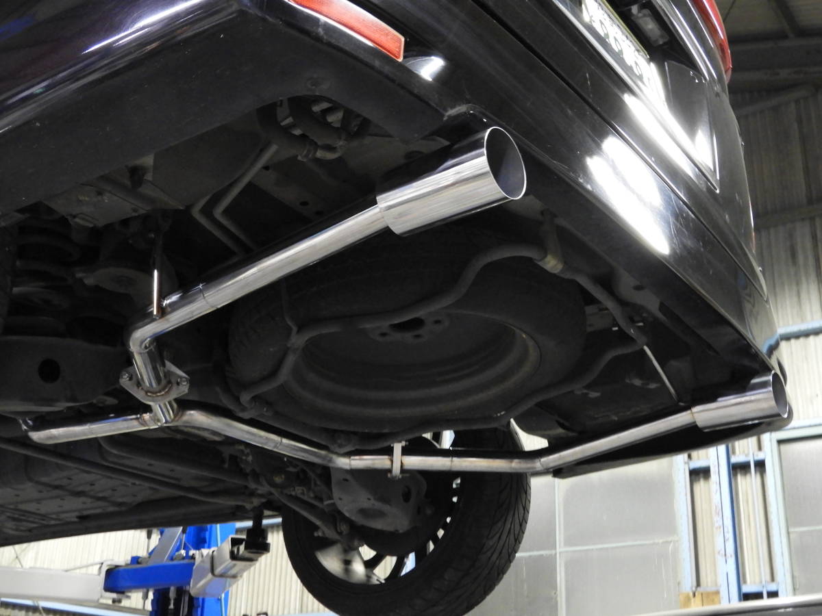 51エルグランド ハイウェイスター 【ME51 / 2.5L / 2WD・4WD】 ストレート リアピース ステンレス製マフラー 90Φパイプテール 左右だし拍卖