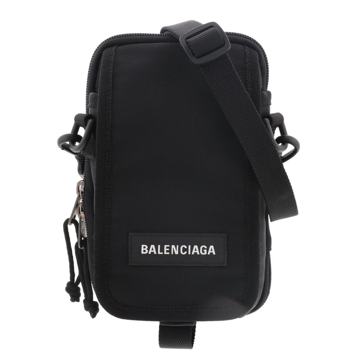 BALENCIAGA バレンシアガ バッグ ショルダー/メッセンジャーバッグ 593329 Black Nylon エクスプローラー クロスボディ バッグ拍卖