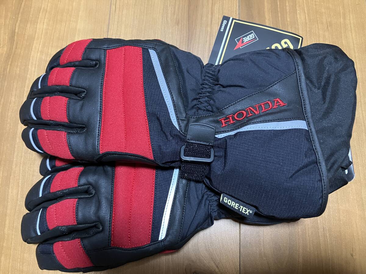 Honda ゴアテックス ナイロンレザーグローブ OSYTG-P6C RLL レッド LLサイズ 未使用 ホンダ純正拍卖