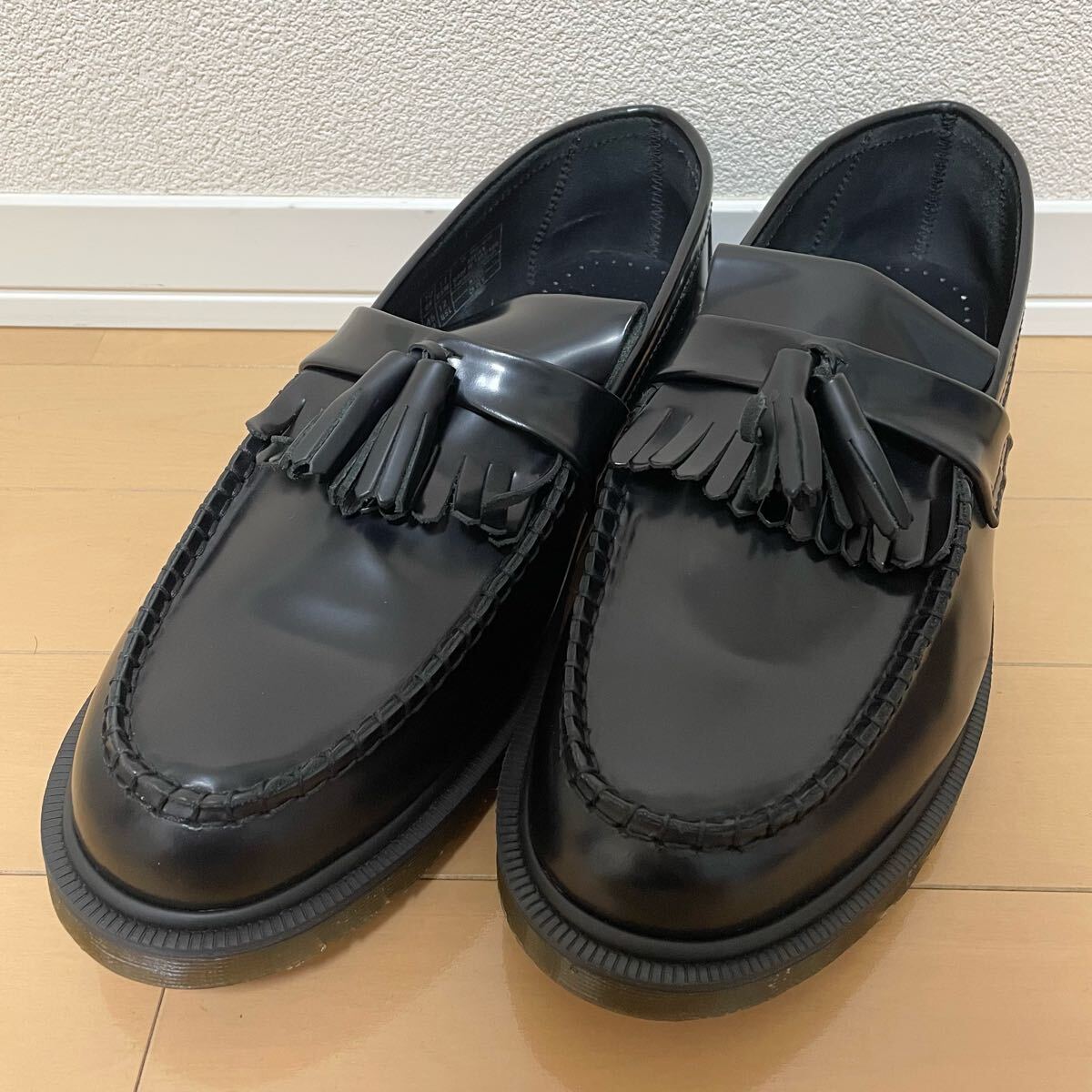 【未使用に近い】ドクターマーチン Dr.Martens ADRIAN ブラック 黒 タッセルローファー拍卖