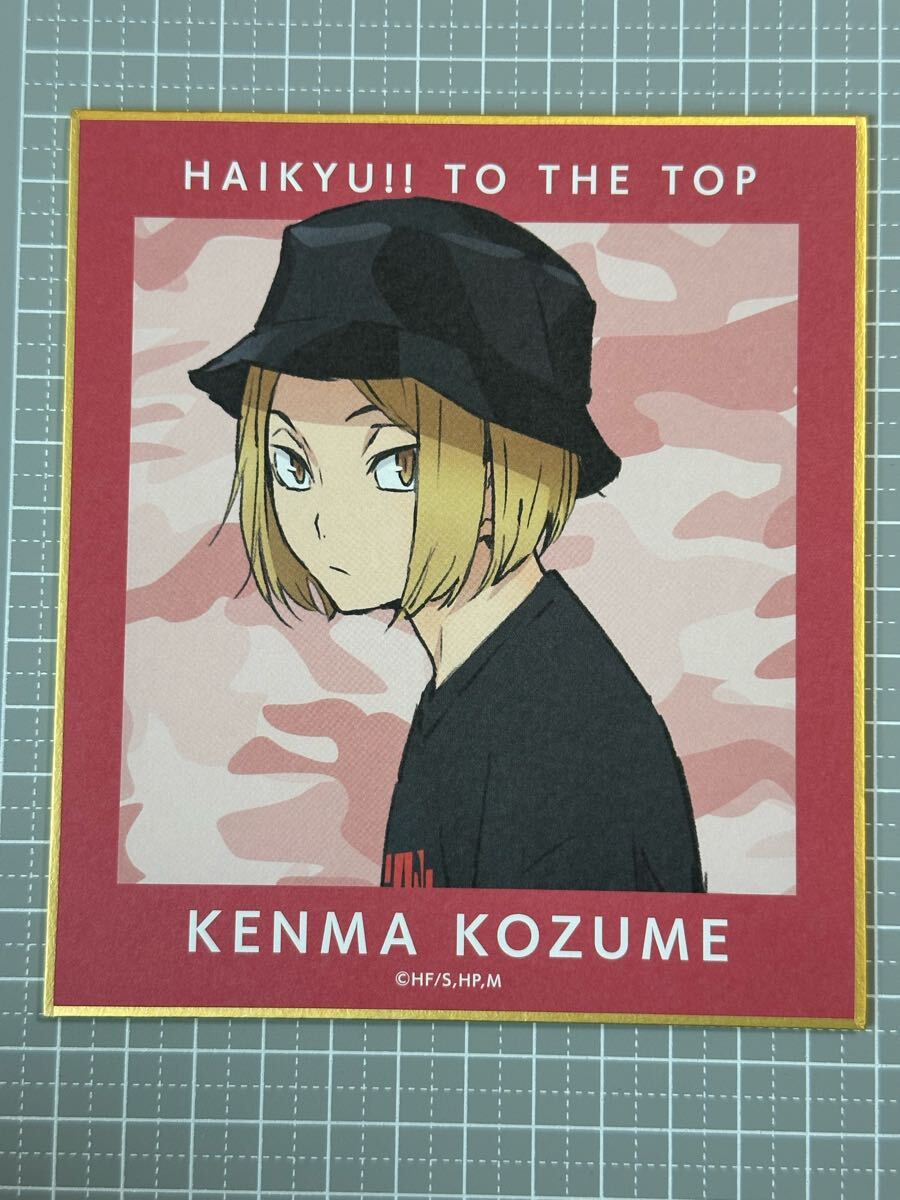 ハイキュー!! 東武動物公園 描き下ろしイラスト レジャーver. ミニ色紙 孤爪研磨 拍卖