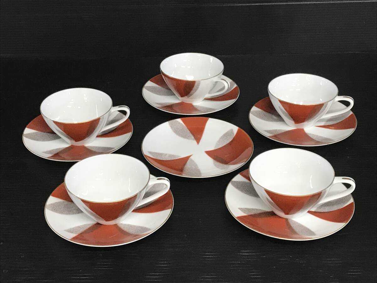 浜/Noritake/カップ&ソーサー/5客セット/茶器/コーヒーカップ/ノリタケ/7.17-95 ST拍卖
