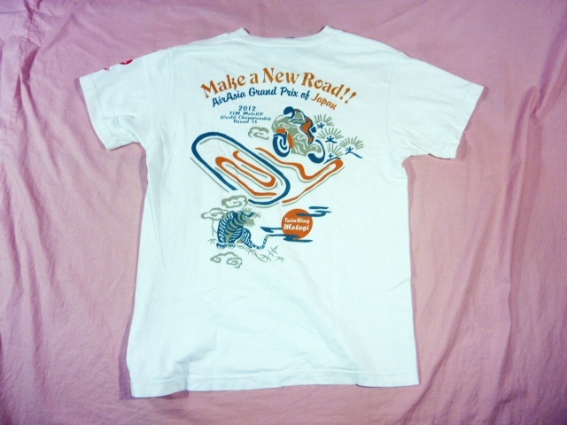 MOTO GP/AIR ASIA Tシャツ M 白拍卖