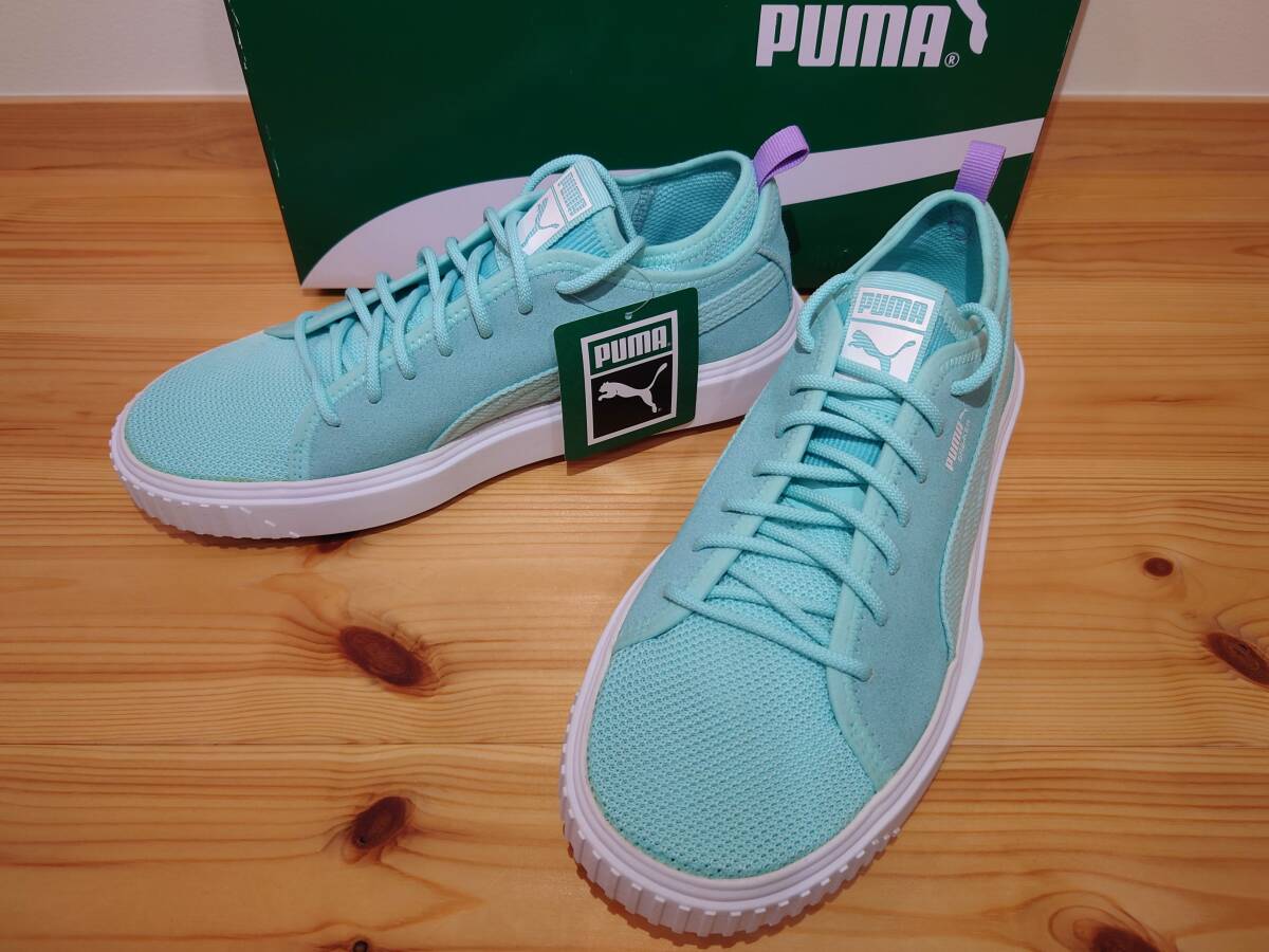 未使用品 26.5cm PUMA BREAKER MESH 367058-07 プーマ ブレイカー メッシュ ミントカラー拍卖