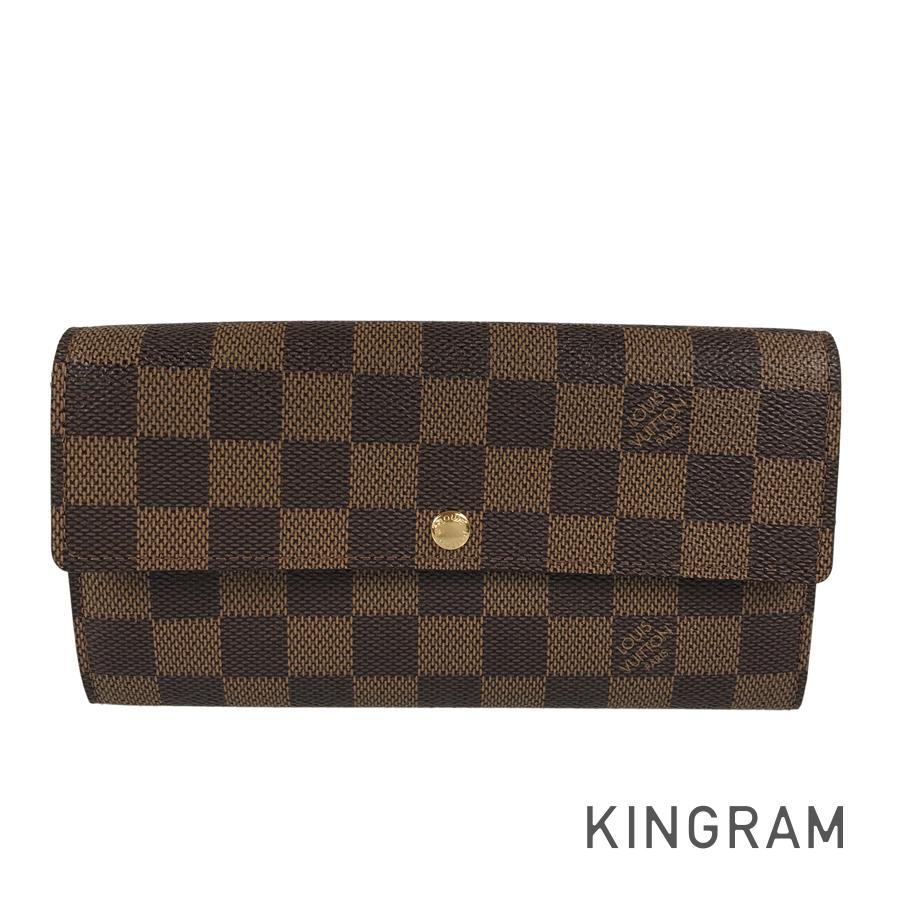 ルイ・ヴィトン ダミエ ポルトフォイユ サラ N61734 長財布 かぶせ蓋 kkd【中古】拍卖