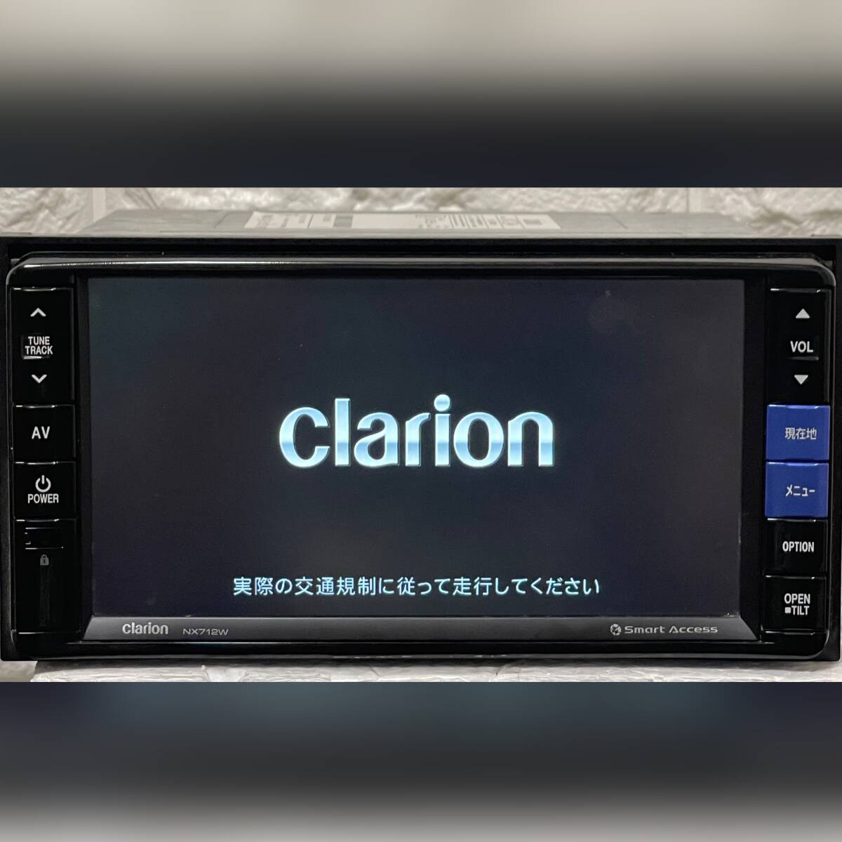 クラリオン  NX712W メモリーナビ 地デジTVフルセグ内蔵 Bluetooth内蔵 CD DVD拍卖
