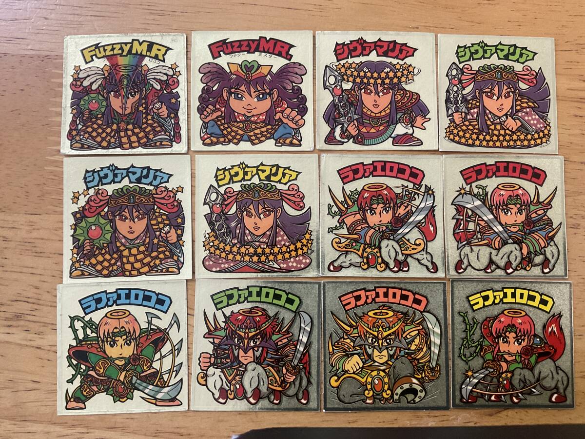 ビックリマン シール 当時物 旧 第19弾 ヘッド 全12種 中古拍卖