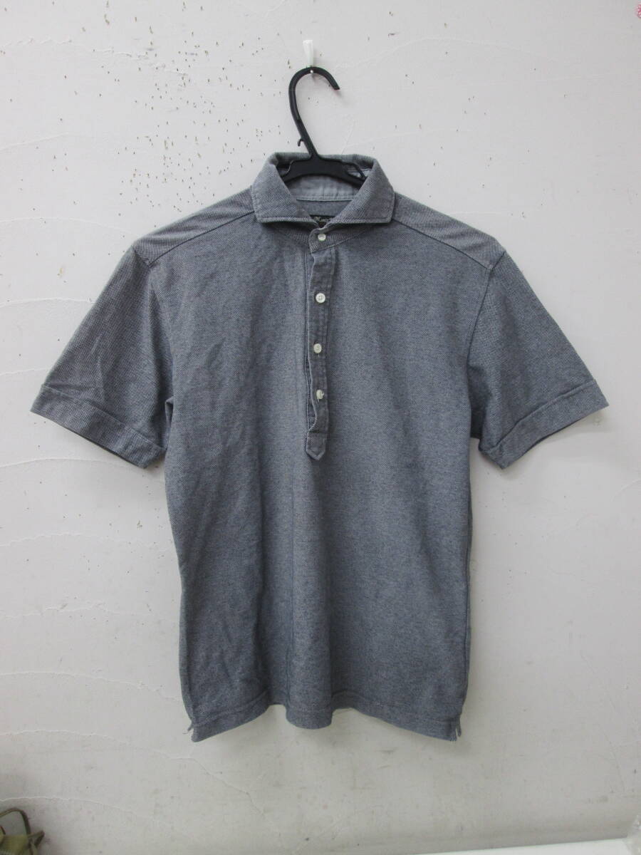 (81)♪メンズビギ Men's Bigi メンズ 半袖 ポロシャツ サイズ03 ネイビー系拍卖