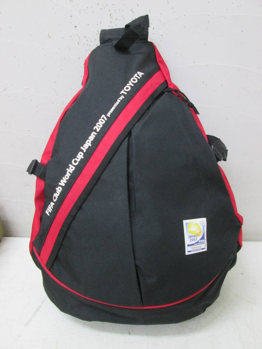 (82)♪TOYOTA ナイロン ボディバッグ FIFA Club World Cup Japan 2007 サイズ約45×26×13cm拍卖