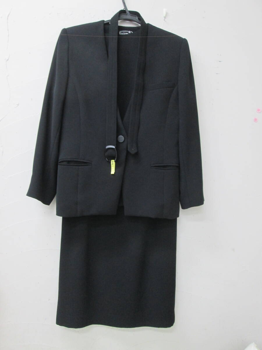 (85)♪Chardassaut シャルダソー TOKYO IGIN セットアップ スリーピース ブラックフォーマル サイズ11AR拍卖
