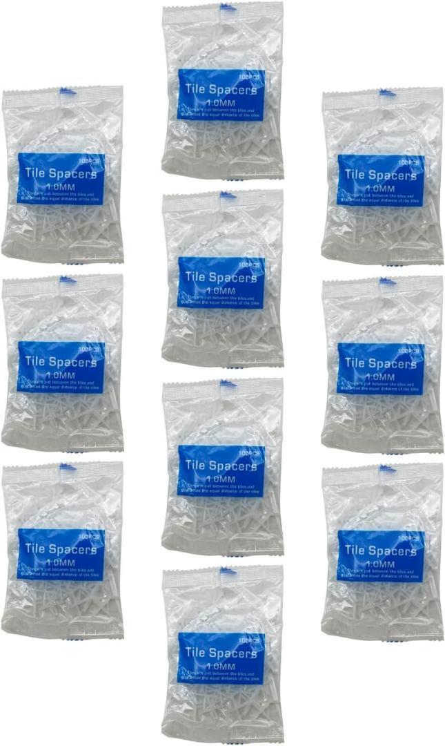 タイル 目地 タイル目地 タイルスペーサー スペーサー クリップ 施工調整 十字 タイプ 目地スペーサー 目地幅調整 (1000個入り)拍卖