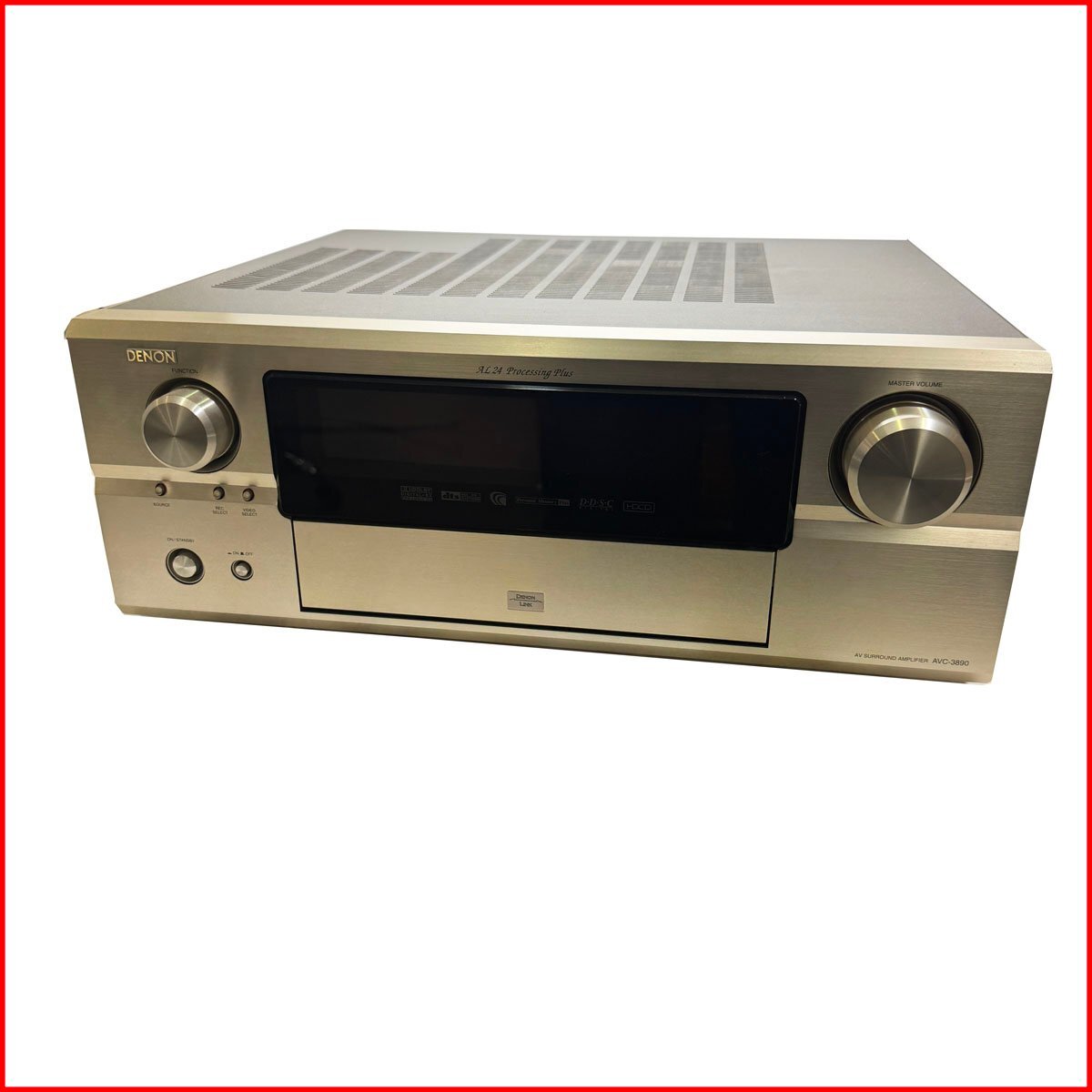 中古●DENON AVサラウンドアンプ AVC-3890●本体のみ リモコン無し ケーブル類無し 音出し確認済み 一部動作未確認 現状品 札幌拍卖