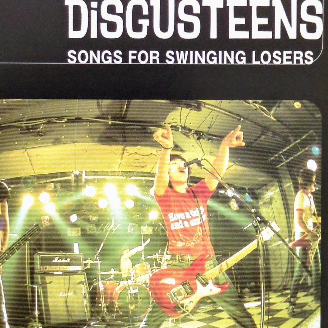 ほぼ新品同様 CD DISGUSTEENS SONGS FOR SWINGING LOSERS ジャパニーズポップパンク 2nd 2001年 JAPAN POP PUNK拍卖