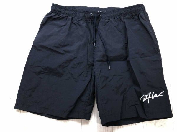 ダブルティー WTW WAITING FOR THE WAVE アウトドア レジャー ハーフ イージー ショート パンツ ボトムス メンズ ナイロン100% L 黒拍卖
