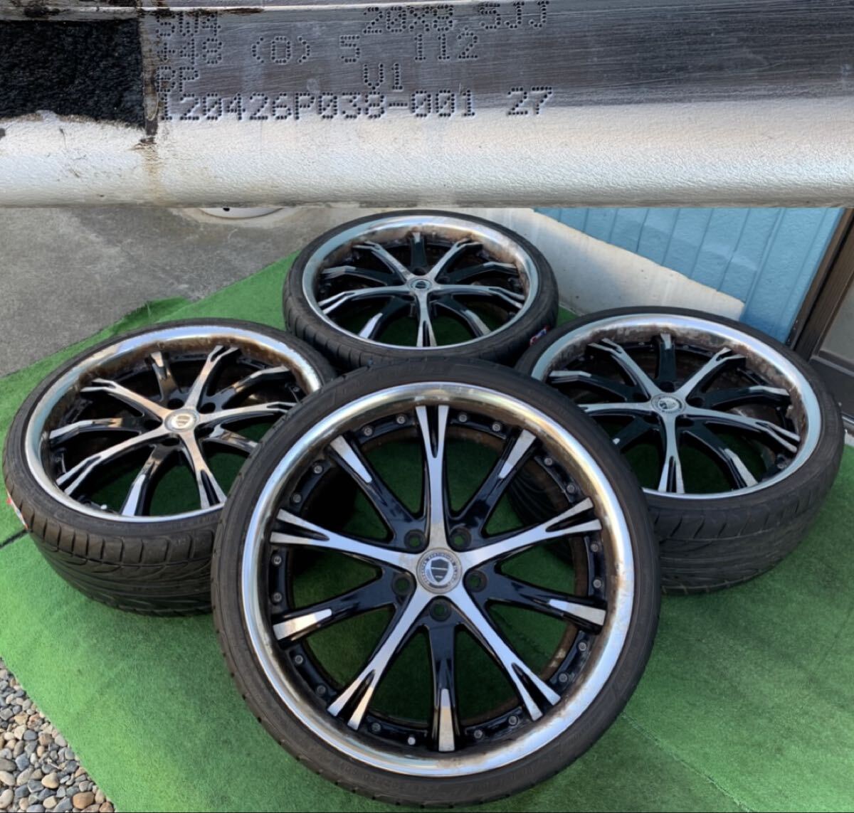 Work SCHWERT 20インチホイール& FALKEN 245/30ZR20 ラジアルタイヤ 4本セット★拍卖