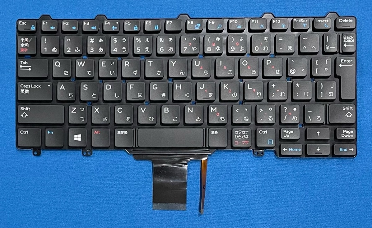 新品 DELL Latitude E5250 E7270等用 バックライト付き日本語キーボード NSK-LYABC 0J拍卖