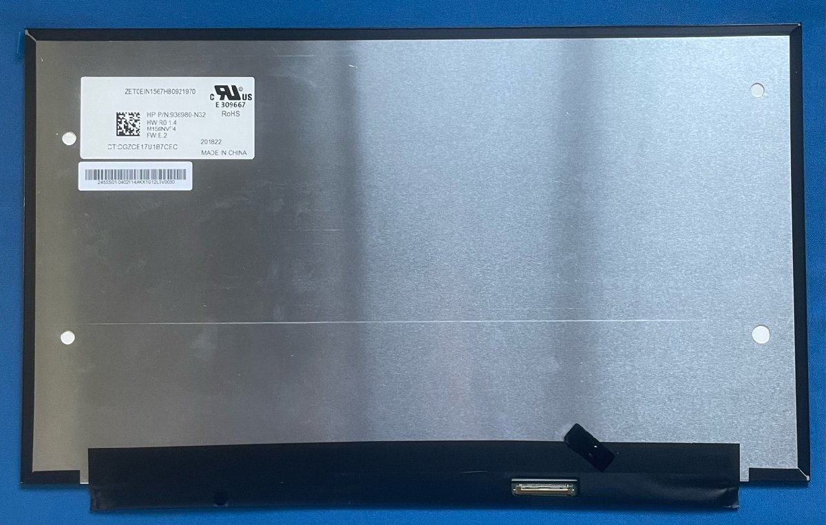 液晶パネル HP ZBook Studio G5 等用 M156NVF4 R0 非光沢 FHD 40pin 国内発送拍卖